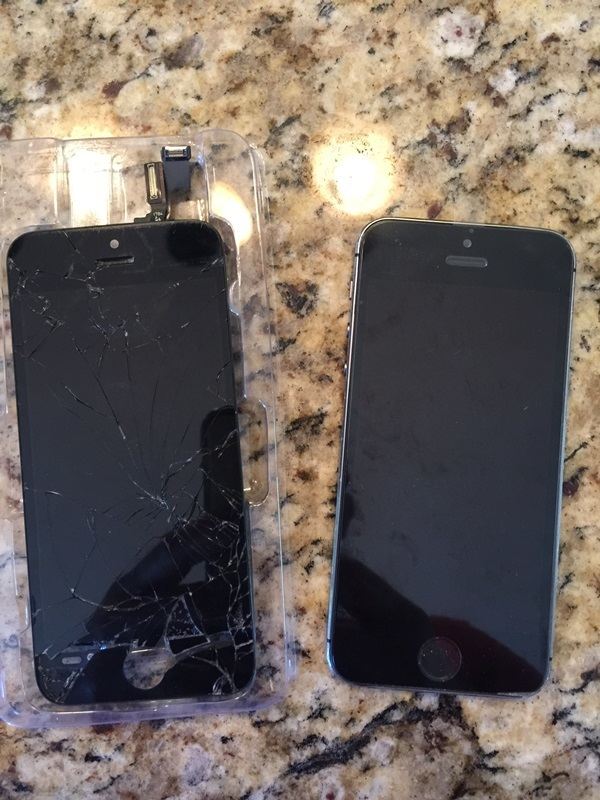 iPhone 5S Cracked Screen Replacement